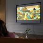 Voir la diapositive 2 : HOMCOM Écran de projection avec support trépied réglable en hauteur home-cinéma vidéo projecteur format 4:3 84 pouces blanc