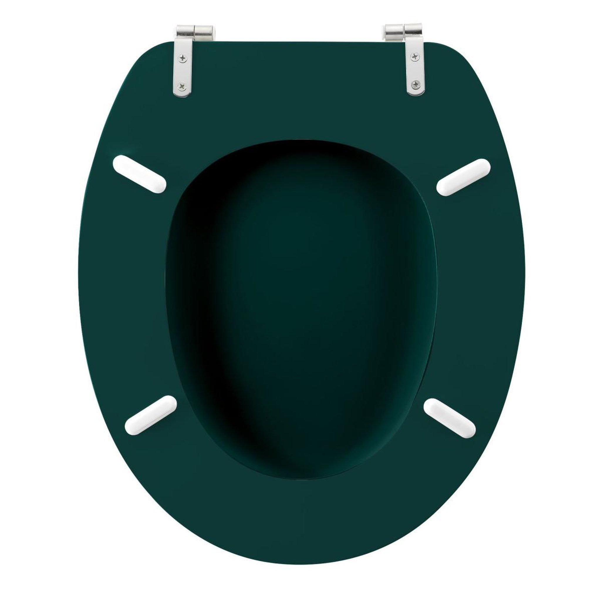 Voir la diapositive 4 : Douceur d'Intérieur Abattant wc imprimé  jade  46cm vert