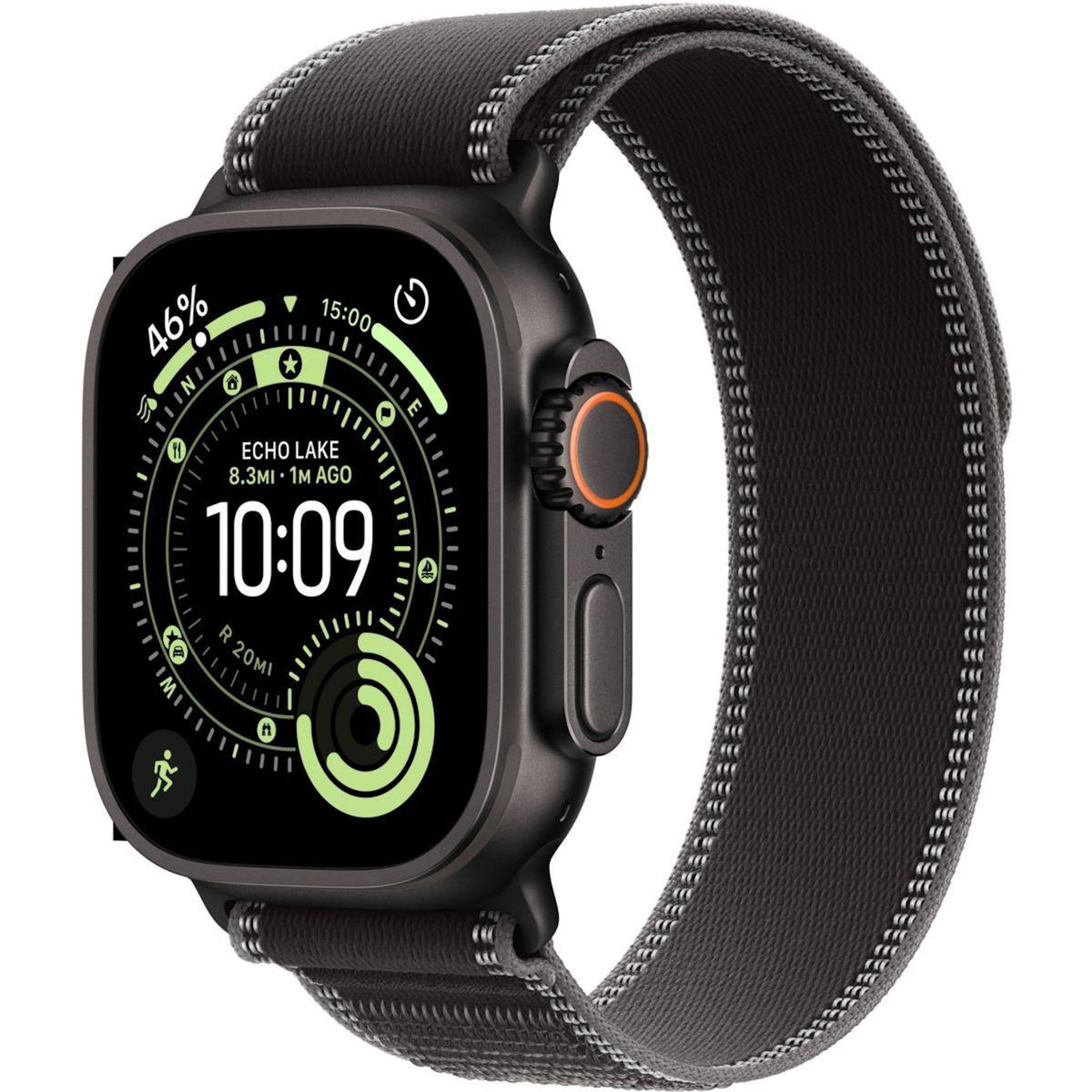 APPLE Montre connectée 49mm Tit Noir / Trail Ultra 3 S/M Cellular