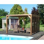 Hisense Pergola 10.67m² bois traité - tho3531vti