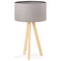 Voir la diapositive 2 : Paris Prix Lampe à Poser  Fidelio  64cm Gris