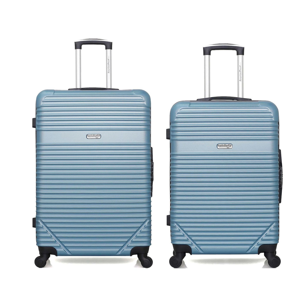 AMERICAN TRAVEL AMERICAN TRAVEL - Lot de 2 - Valise grand format et valise weekend MEMPHIS