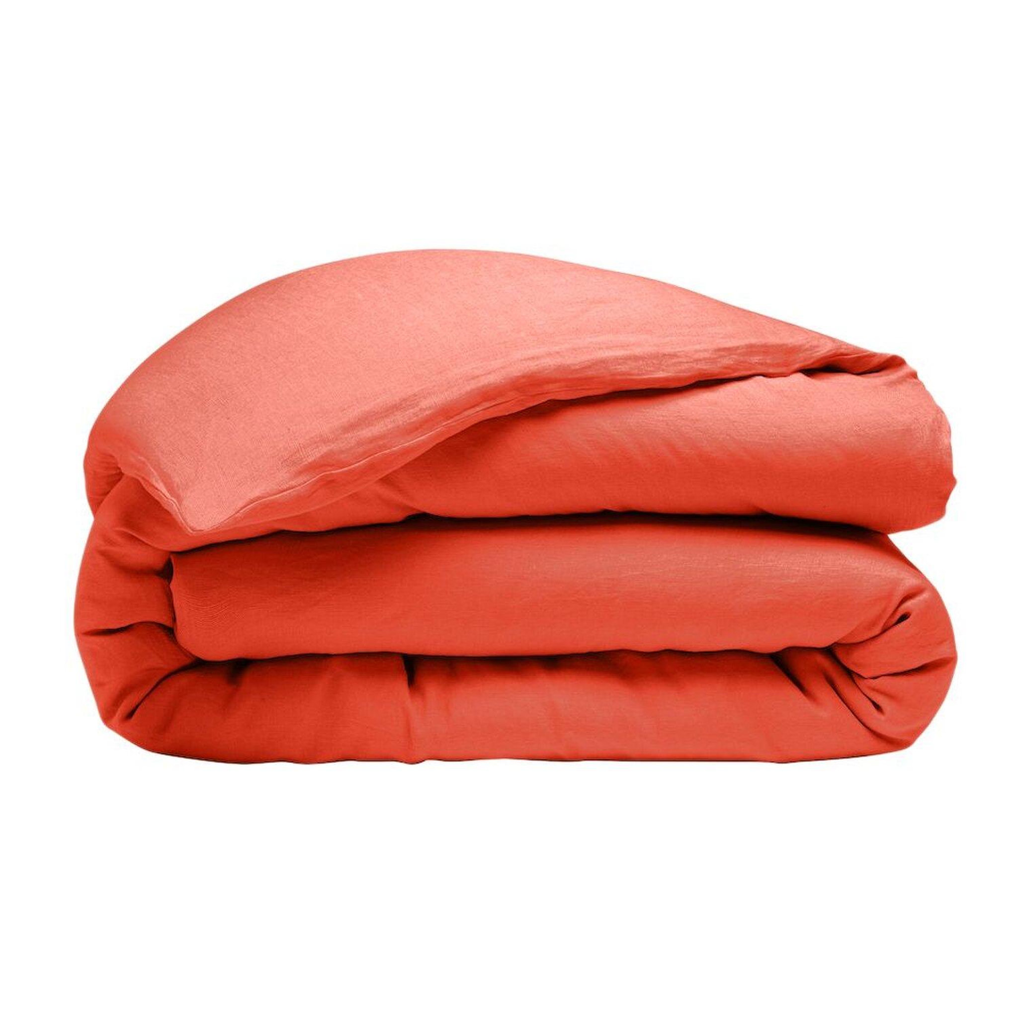 Voir la diapositive 3 : BATON ROUGE Parure de housse de couette 100% lin lavé 160gsm