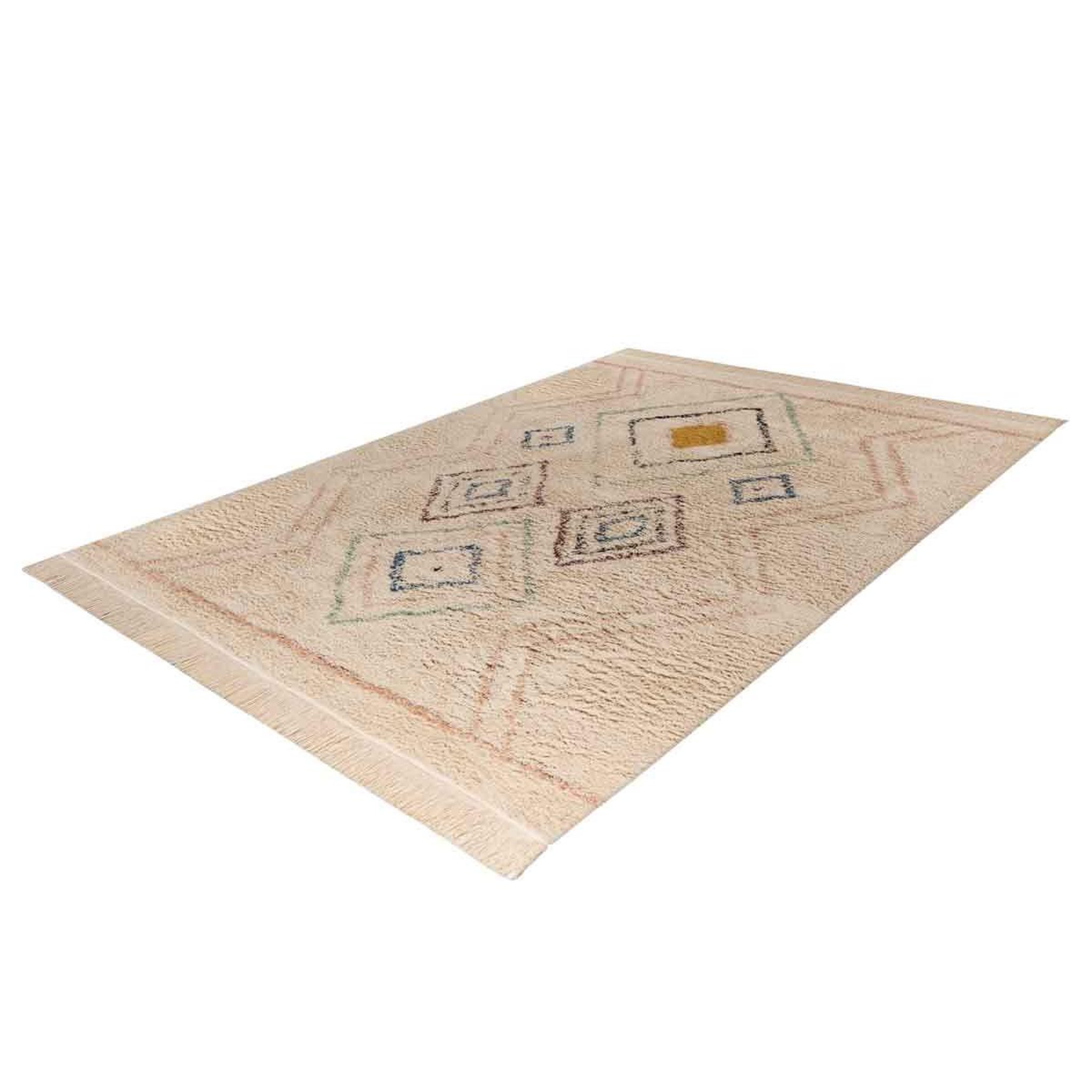 Voir la diapositive 2 : Paris Prix Tapis Tufté à la Main Ethnique  Mylen  Beige