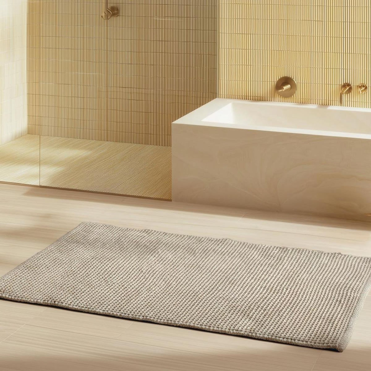 Sensei Maison Tapis de bain et descente de lit TRECCIA