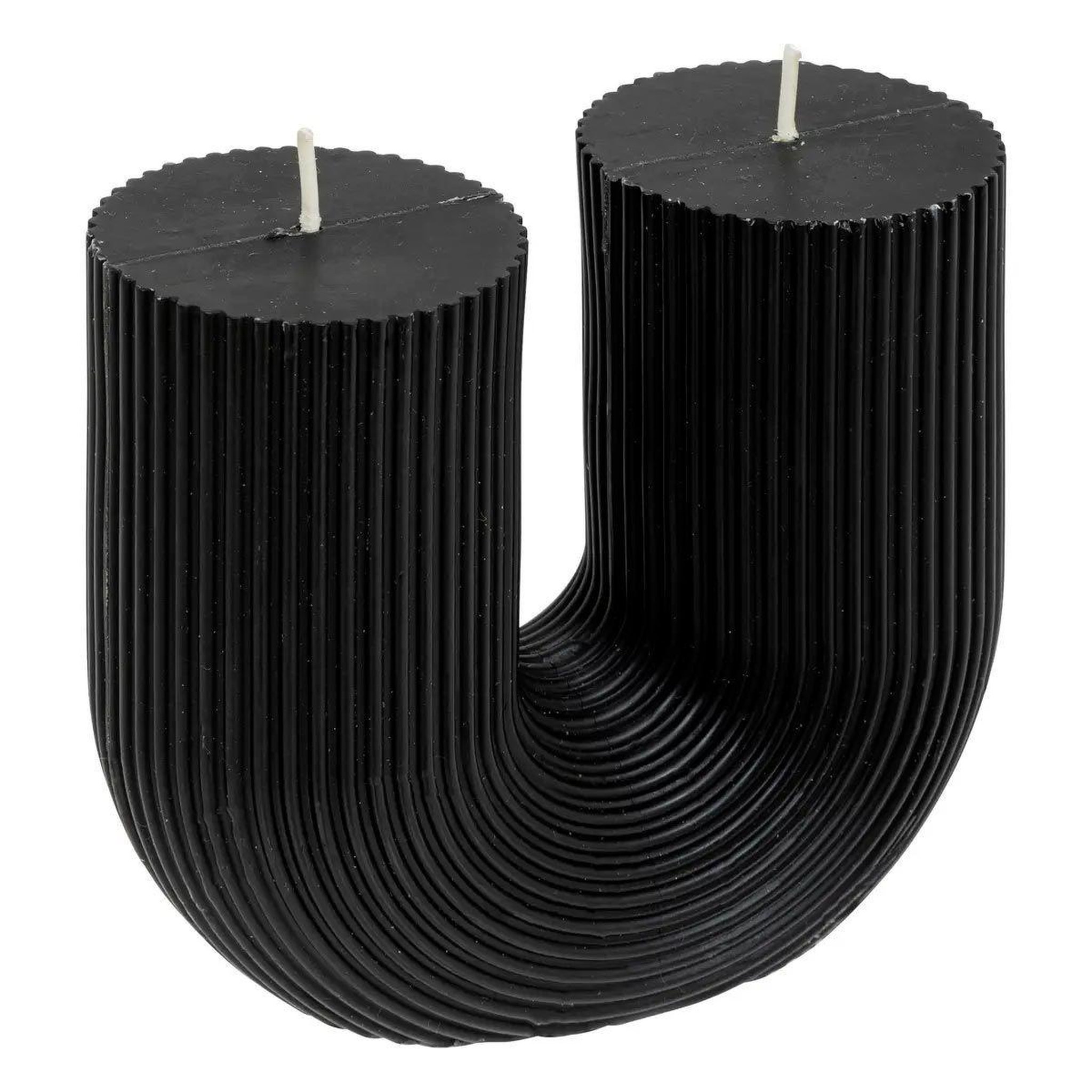 ATMOSPHERA Bougie design  demi  400g noir