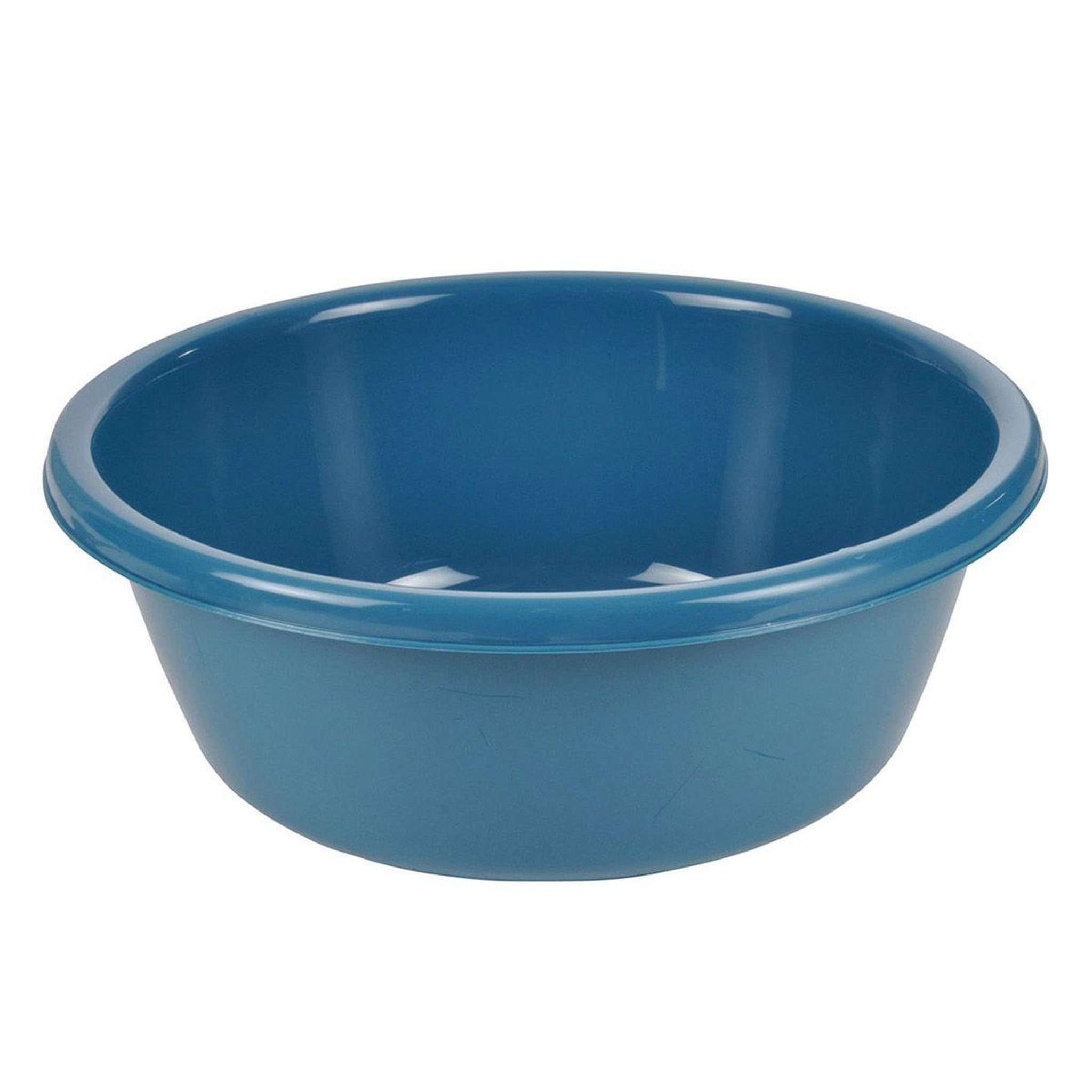 HOMEA Bassine ronde  bassin  4l bleu paon