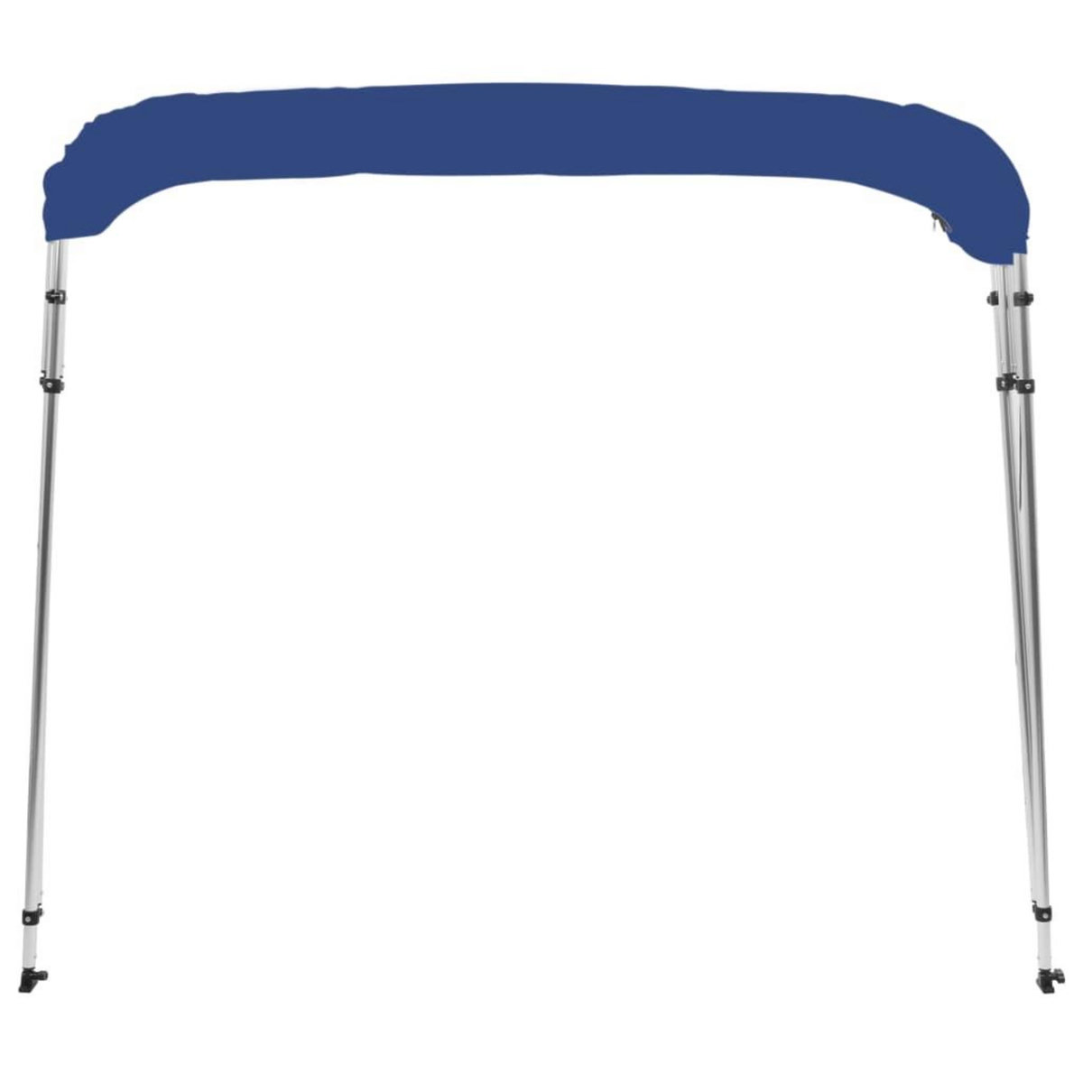 VIDAXL Auvent bimini a 4 arceaux Bleu 243x180x137 cm