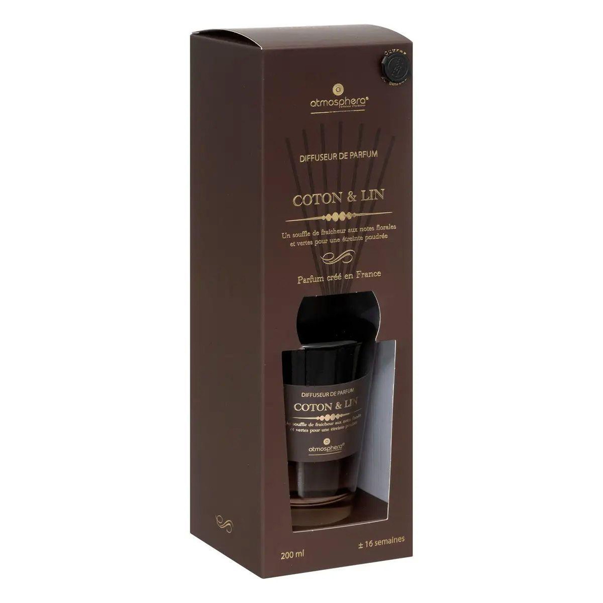 Voir la diapositive 2 : ATMOSPHERA Diffuseur de parfum  alma  200ml coton & lin