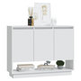 Voir la diapositive 4 : VIDAXL Buffet Blanc 97x31x75 cm Bois d'ingenierie