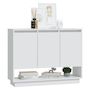 Voir la diapositive 4 : VIDAXL Buffet Blanc 97x31x75 cm Bois d'ingenierie