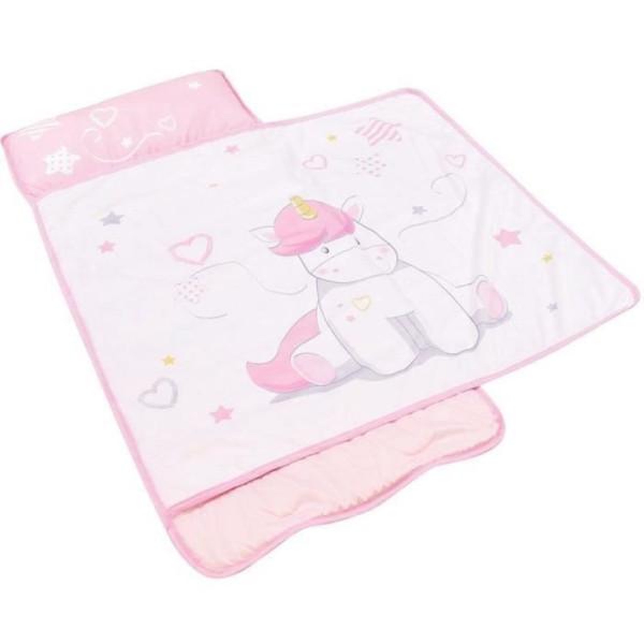 Voir la diapositive 3 : Fun House Tapis de Sieste/Sac de Couchage pour enfant - FUN HOUSE - Licorne - L.55 x P.121 cm