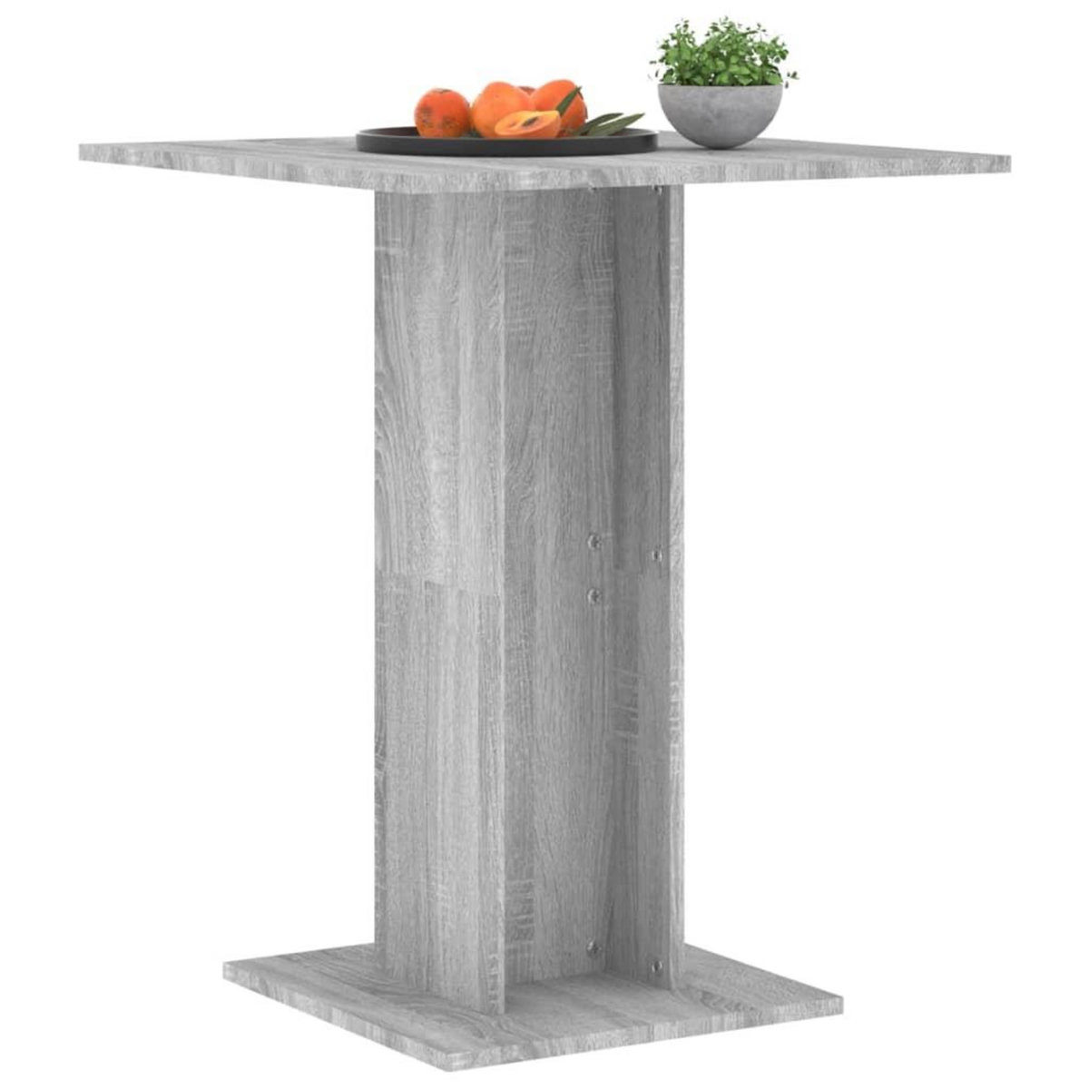 VIDAXL Table de bistro Sonoma gris 60x60x75 cm Bois d'ingenierie