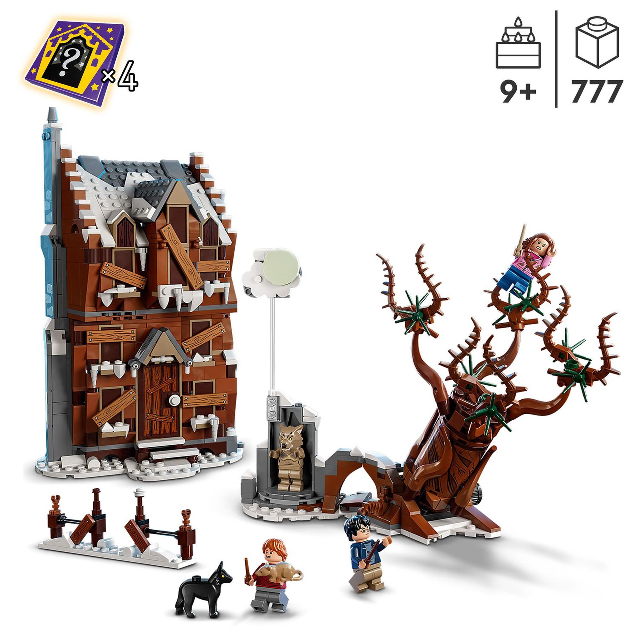 Voir la diapositive 3 : LEGO Harry Potter 76407 La Cabane Hurlante et le Saule Cogneur, Jouet et Minifigurine
