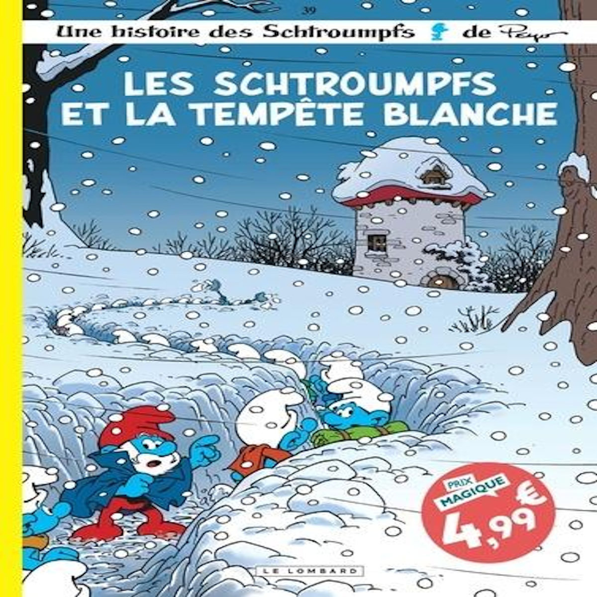 LES SCHTROUMPFS TOME 39 : LES SCHTROUMPFS ET LA TEMPETE BLANCHE, Peyo