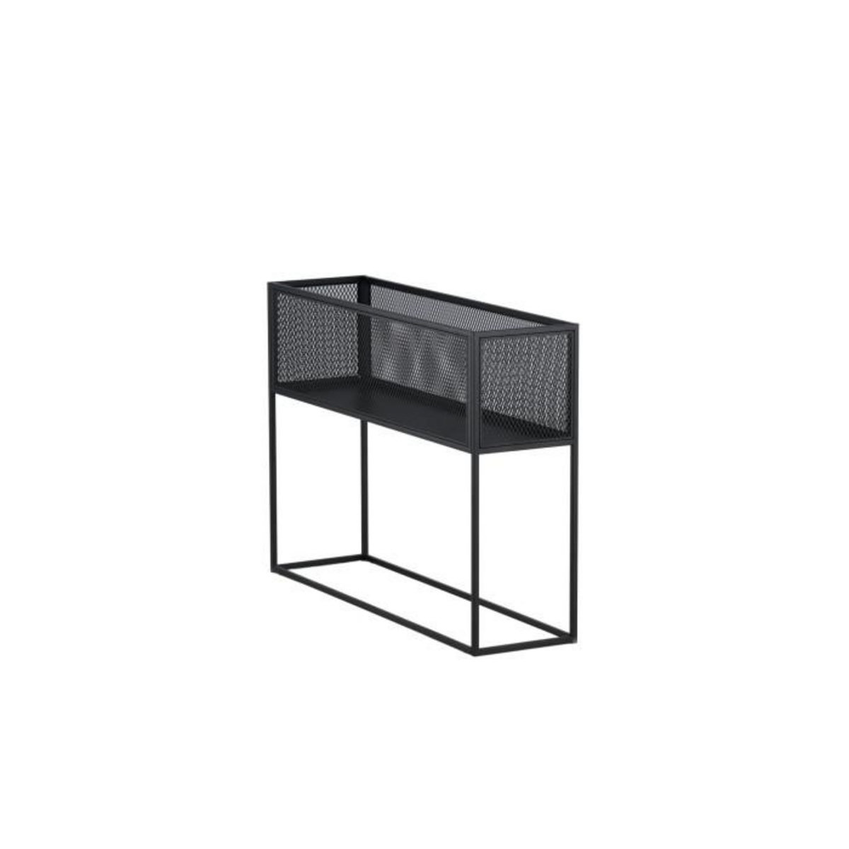 Paris Prix Console Design en Métal  Netz  110cm Noir