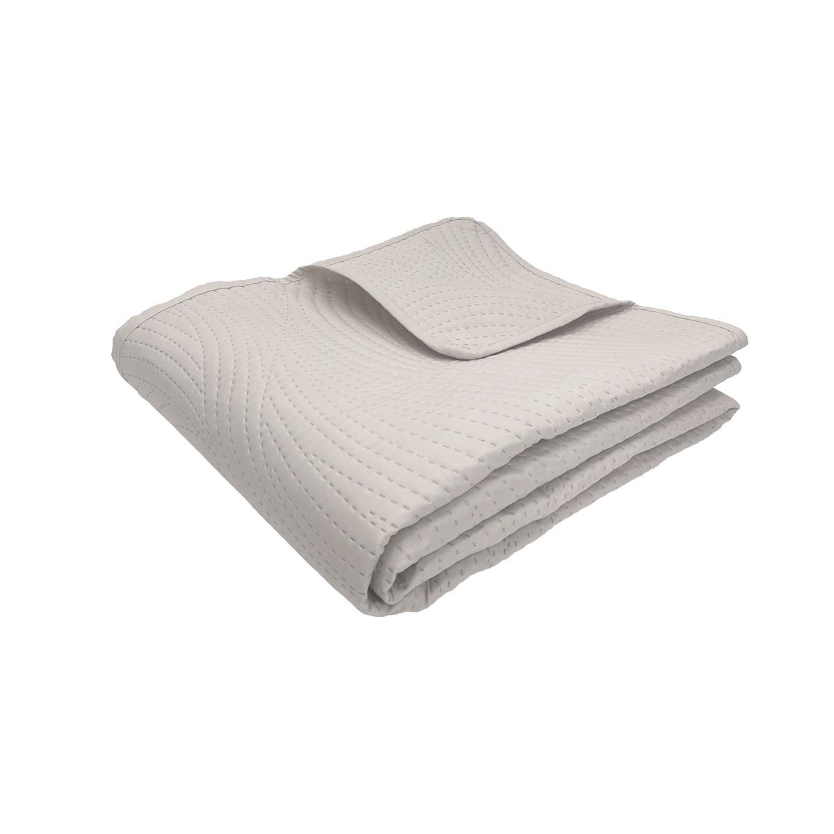 ACTUEL Couvre lit uni en microfibre PASTEL