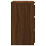 Voir la diapositive 6 : VIDAXL Tables de chevet 2pcs Chêne marron 40x35x62,5cm Bois ingénierie