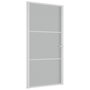 Voir la diapositive 2 : VIDAXL Porte interieure 102,5x201,5 cm Blanc Verre mat et aluminium