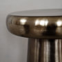 Voir la diapositive 3 : Rendez vous déco Table d'appoint ronde en métal doré D40 cm - Anouk