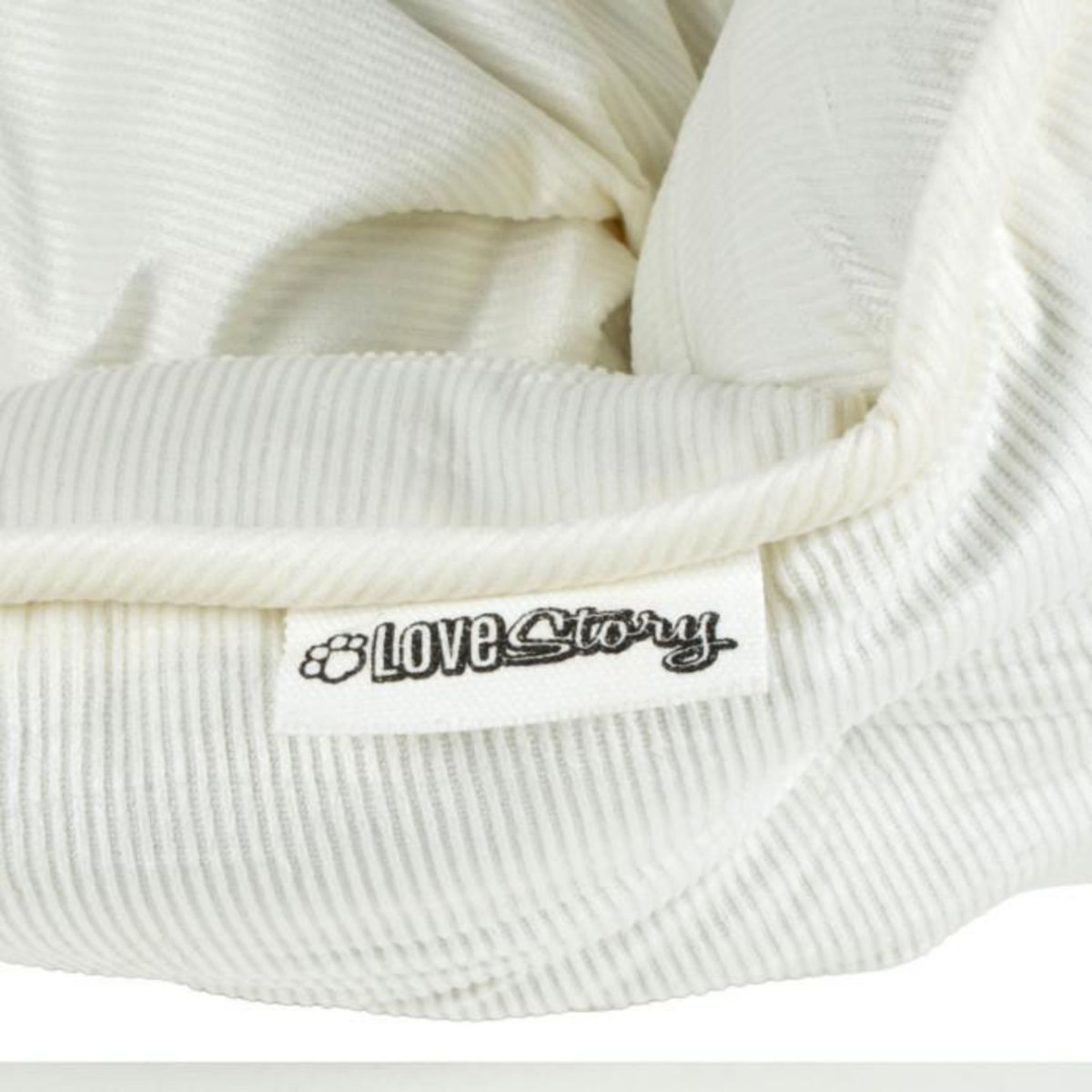 Paris Prix Panier Chien & Chat Velours  Crafty  40cm Écru