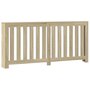 Voir la diapositive 2 : VIDAXL Cache-radiateur chene sonoma 175x20x82 cm bois d'ingenierie