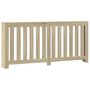 Voir la diapositive 2 : VIDAXL Cache-radiateur chene sonoma 175x20x82 cm bois d'ingenierie