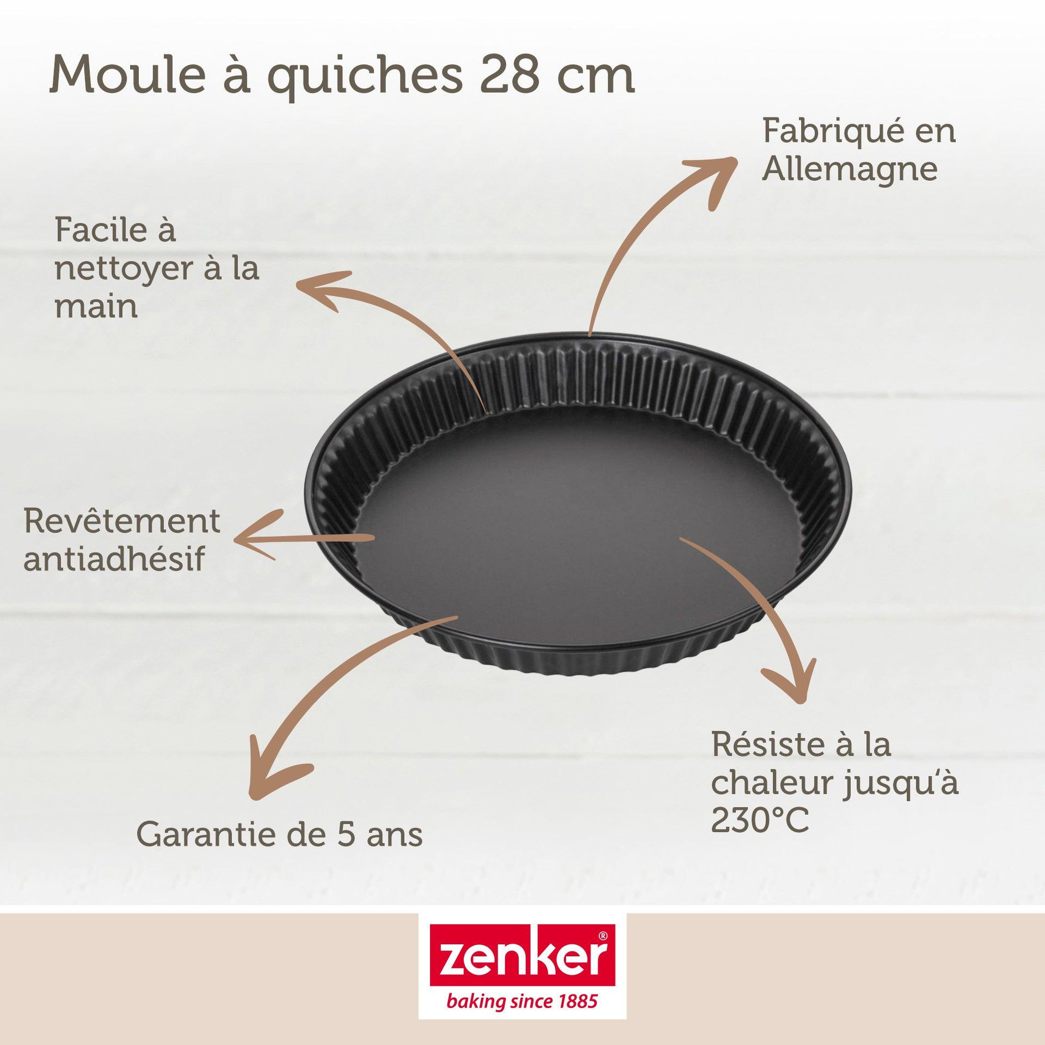 Voir la diapositive 3 : ZENKER Set de 5 ustensiles de pâtisserie moule à gâteaux 2 bols spatule pâtisserie et verre doseur spécial crountries spécial crountries zenker  spécial crountries