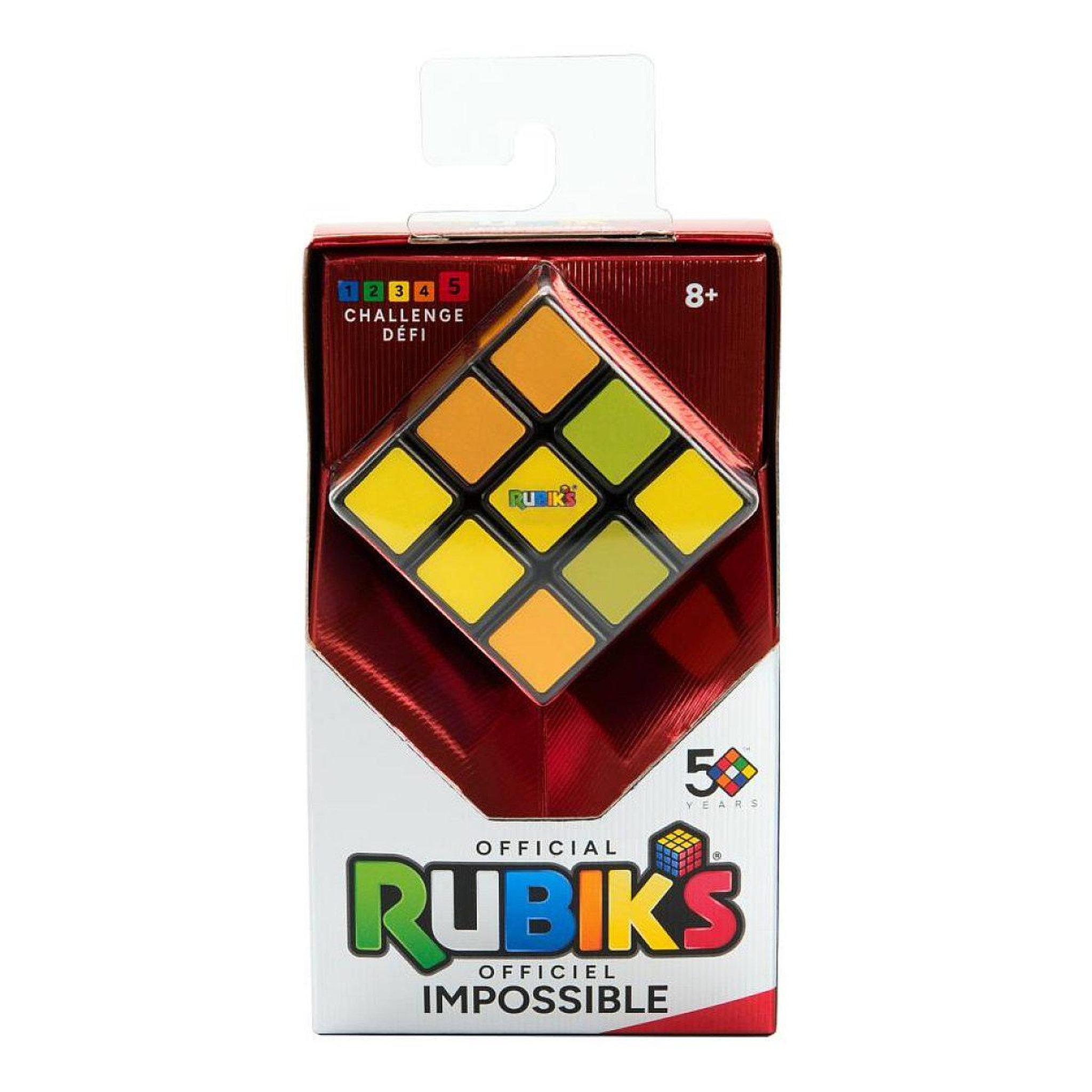 Voir la diapositive 1 : SpinMaster Rubik's cube 3x3 impossible