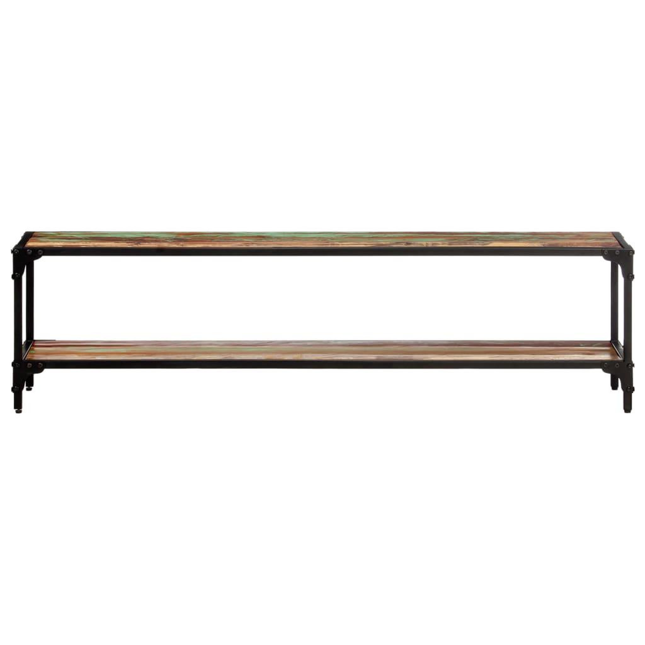 Voir la diapositive 2 : VIDAXL Meuble TV 150x30x40 cm Bois de recuperation massif