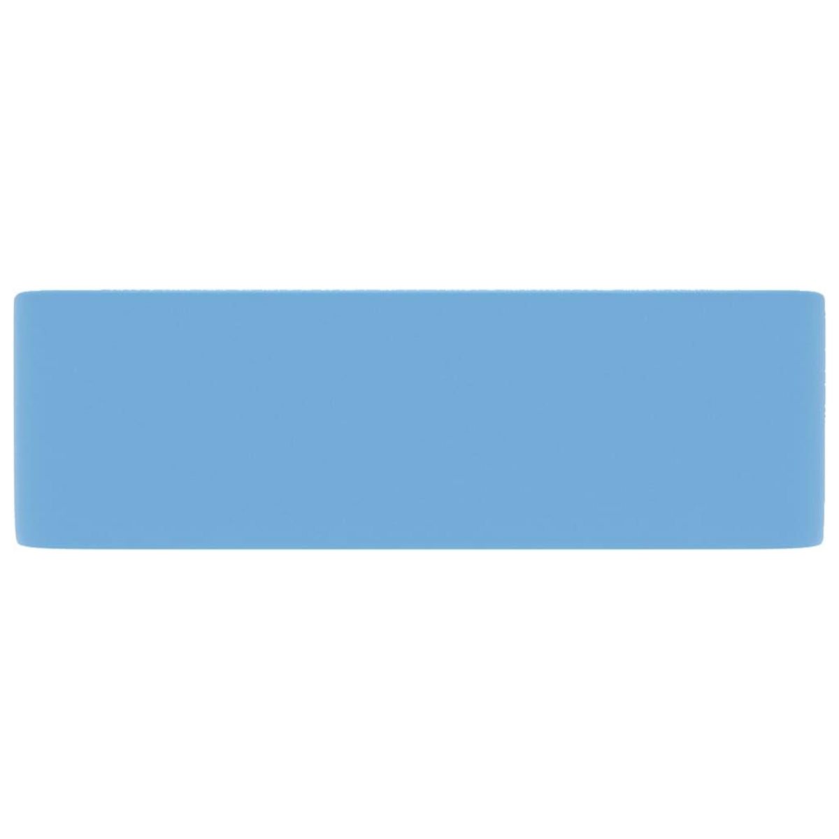 VIDAXL Lavabo de luxe Bleu clair mat 41x30x12 cm Ceramique