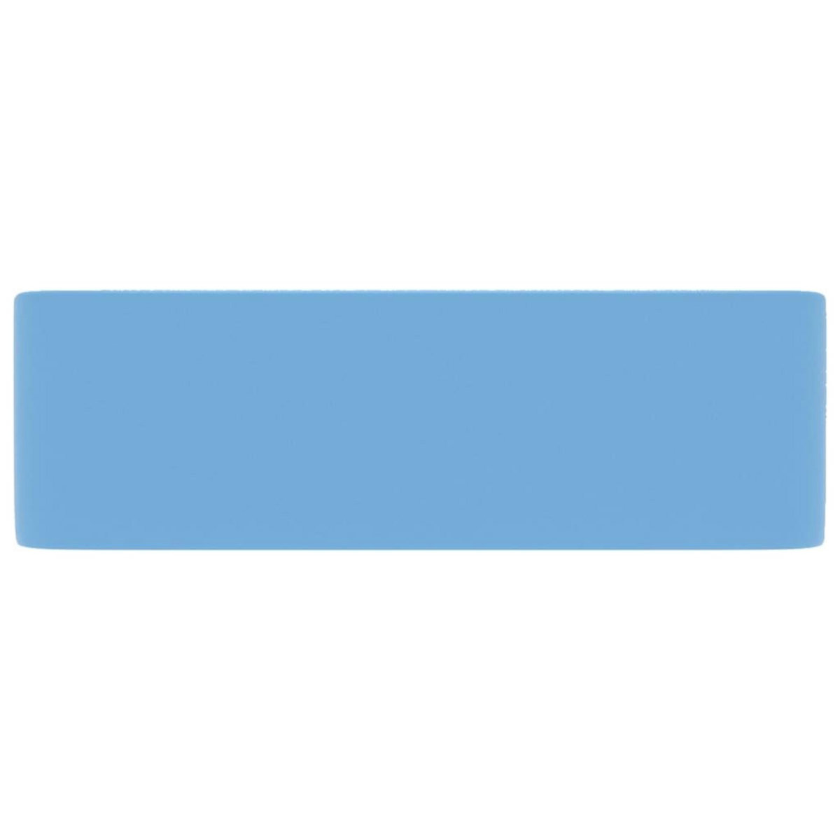 VIDAXL Lavabo de luxe Bleu clair mat 41x30x12 cm Ceramique