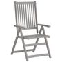 Voir la diapositive 3 : VIDAXL Chaises inclinables de jardin lot de 2 et coussins Bois acacia