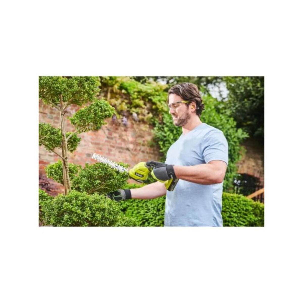 Ryobi Cisaille - Sculpteur de végétaux 18V RYOBI - Batterie 2,0Ah - Chargeur - RY18GSA-120T