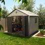 Voir la diapositive 3 : Abri de jardin résine Waitati / 11.22 m²