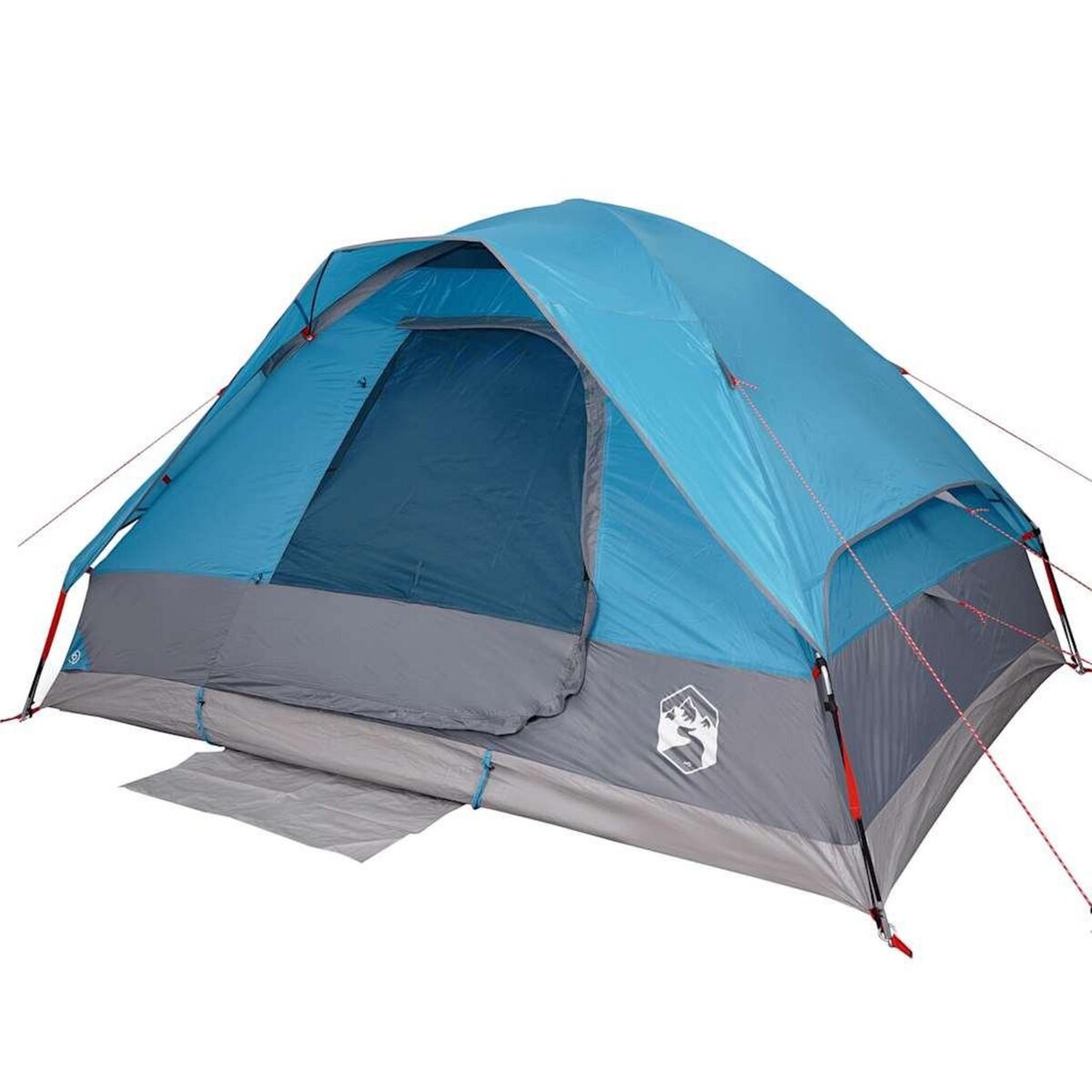 VIDAXL Tente de camping a dome 2 personnes bleu impermeable