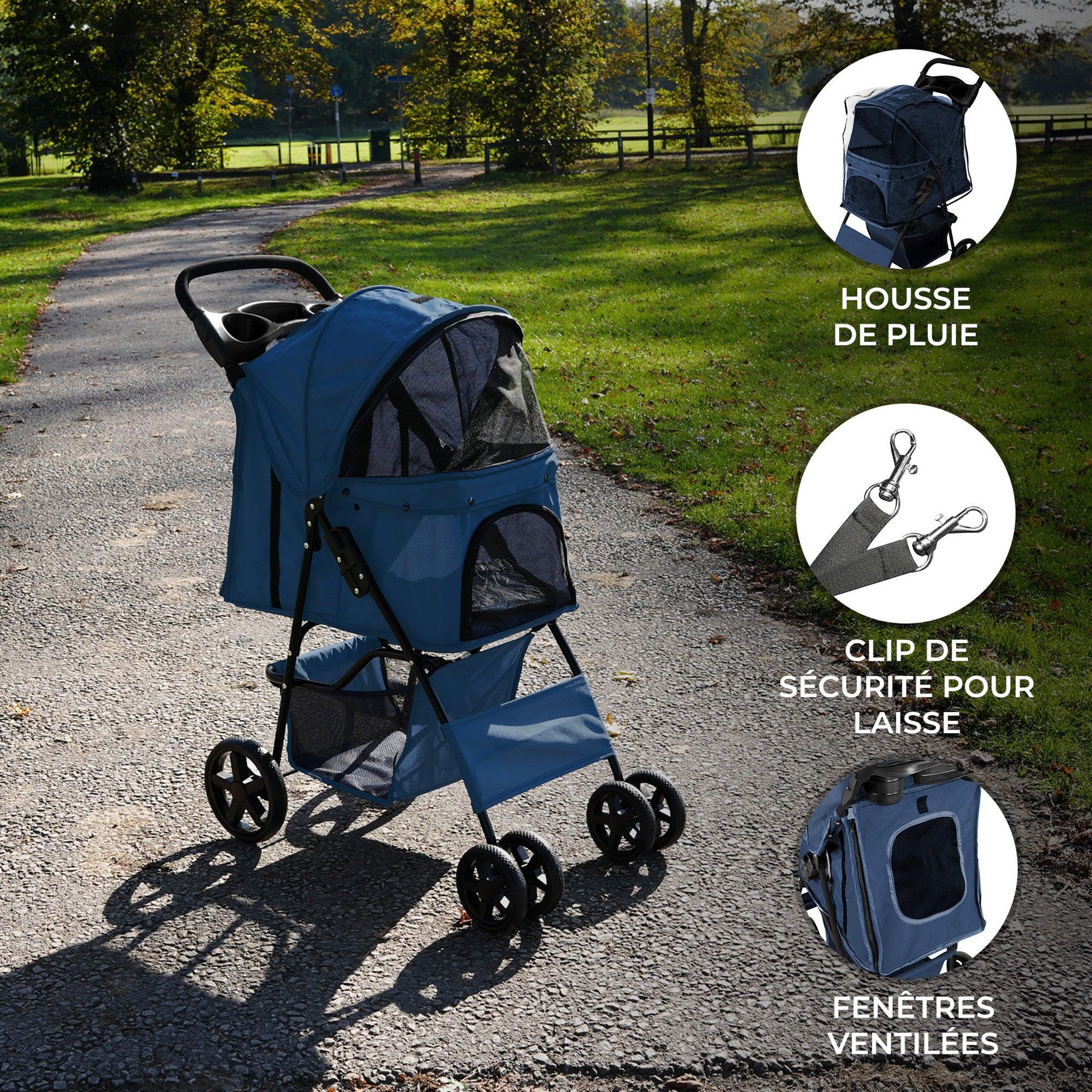 Voir la diapositive 2 : MONSTERSHOP Poussette pour animal de compagnie