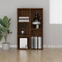 Voir la diapositive 1 : VIDAXL Bibliotheque/Buffet chene marron 50x25x80 cm bois d'ingenierie