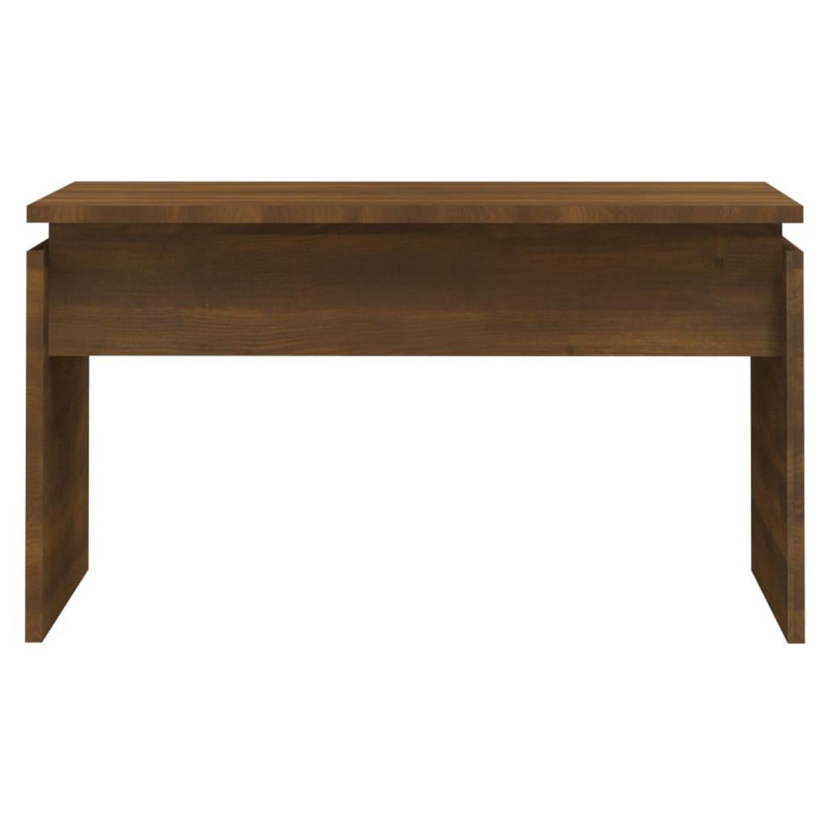 VIDAXL Table basse Chene marron 68x50x38 cm Bois d'ingenierie