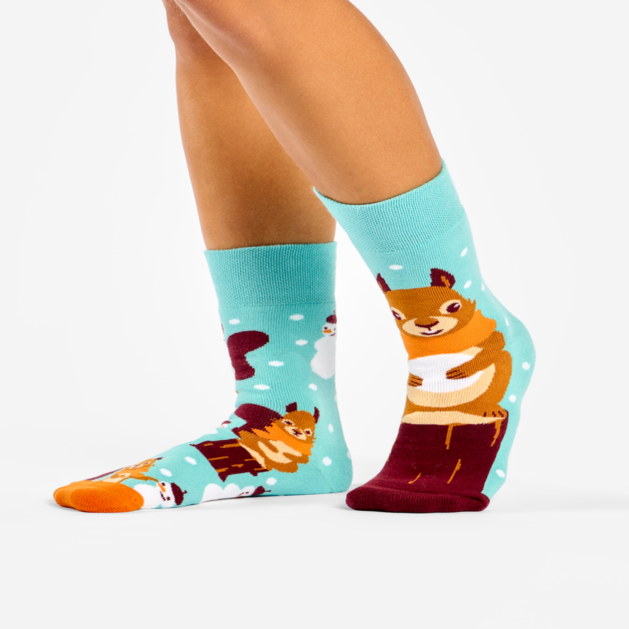 Voir la diapositive 3 : DEDOLES Chaussettes chaudes écureuil d'hiver