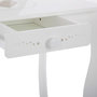 Voir la diapositive 5 : ATMOSPHERA Coiffeuse enfant 1 tiroir  avec miroir et tabouret JASMINE