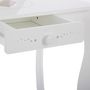 Voir la diapositive 5 : ATMOSPHERA Coiffeuse enfant 1 tiroir  avec miroir et tabouret JASMINE