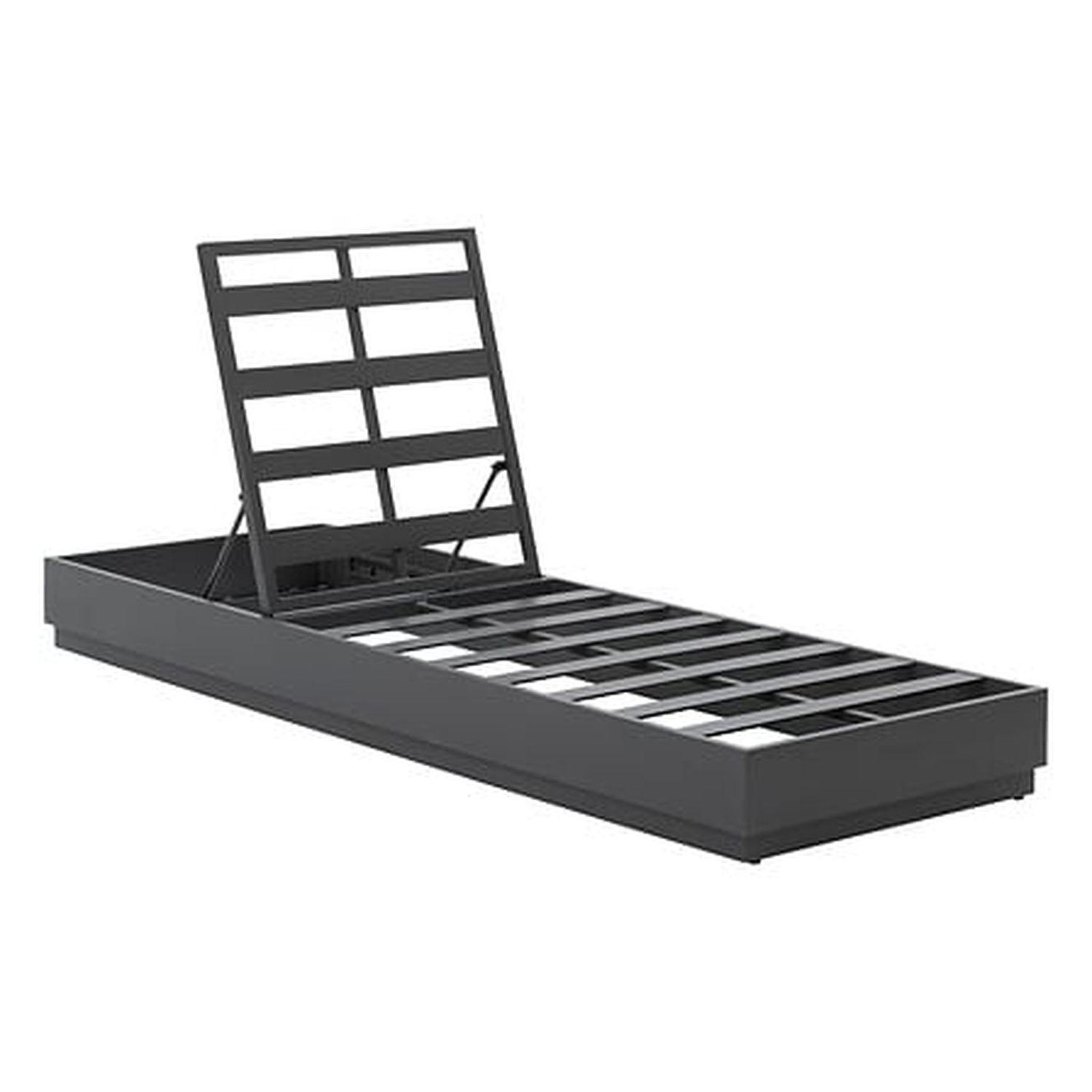 Voir la diapositive 5 : HESPERIDE Lit de piscine en aluminium et acier allure