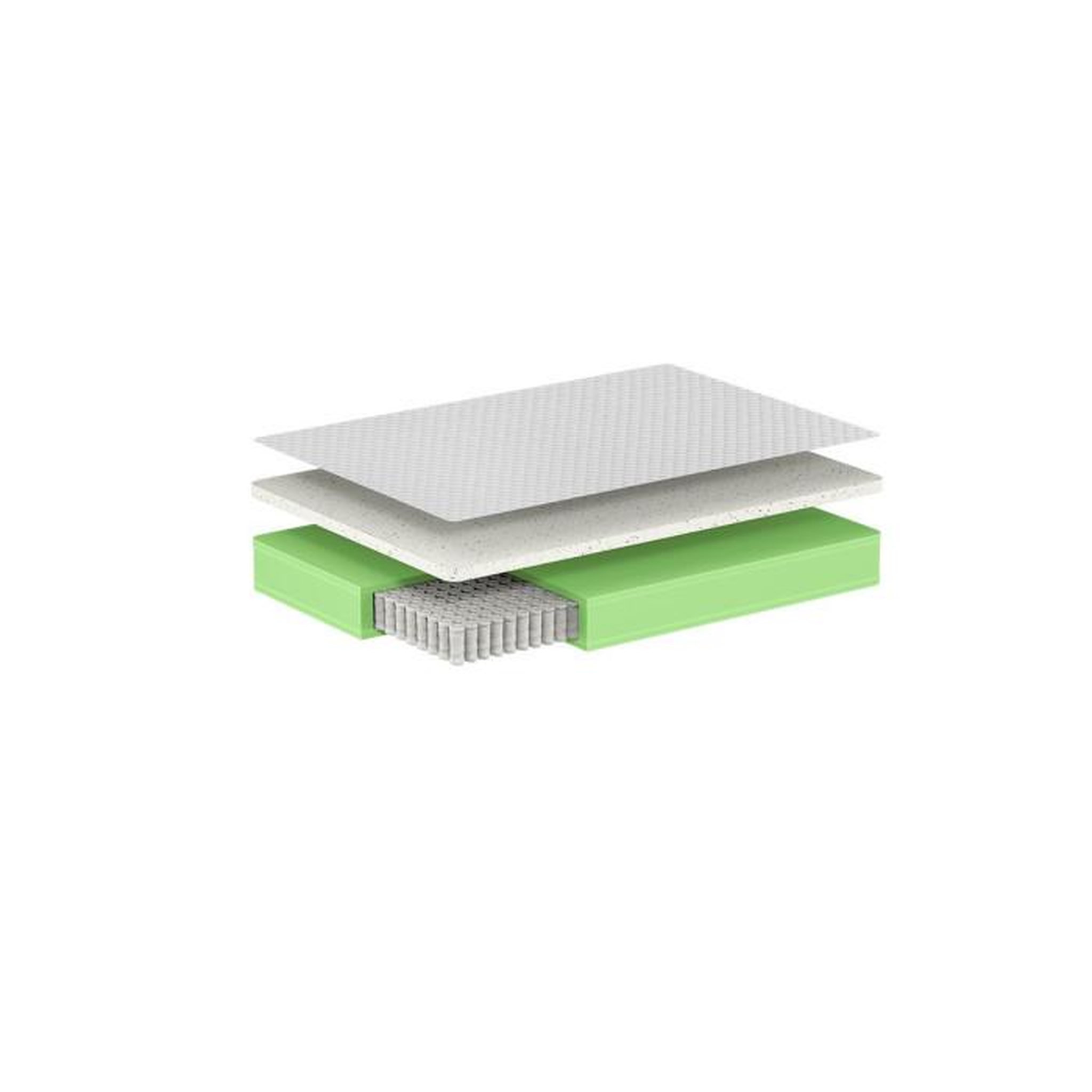 Voir la diapositive 2 : Vipack Matelas Excellence 120x200x23 Blanc