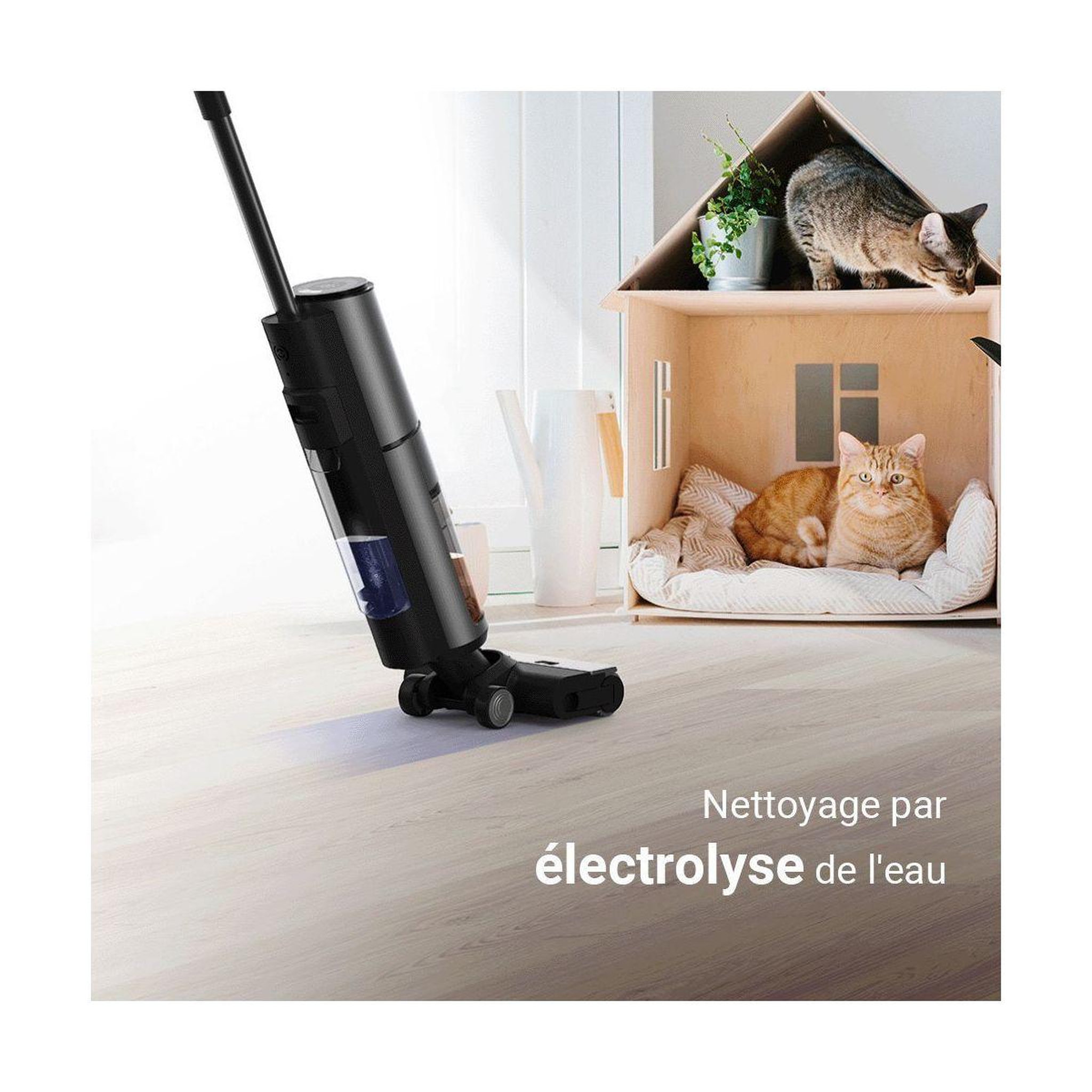Voir la diapositive 4 : EZVIZ Aspirateur laveur RH2