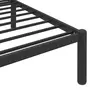 VIDAXL Cadre de lit Noir Metal 90 x 200 cm
