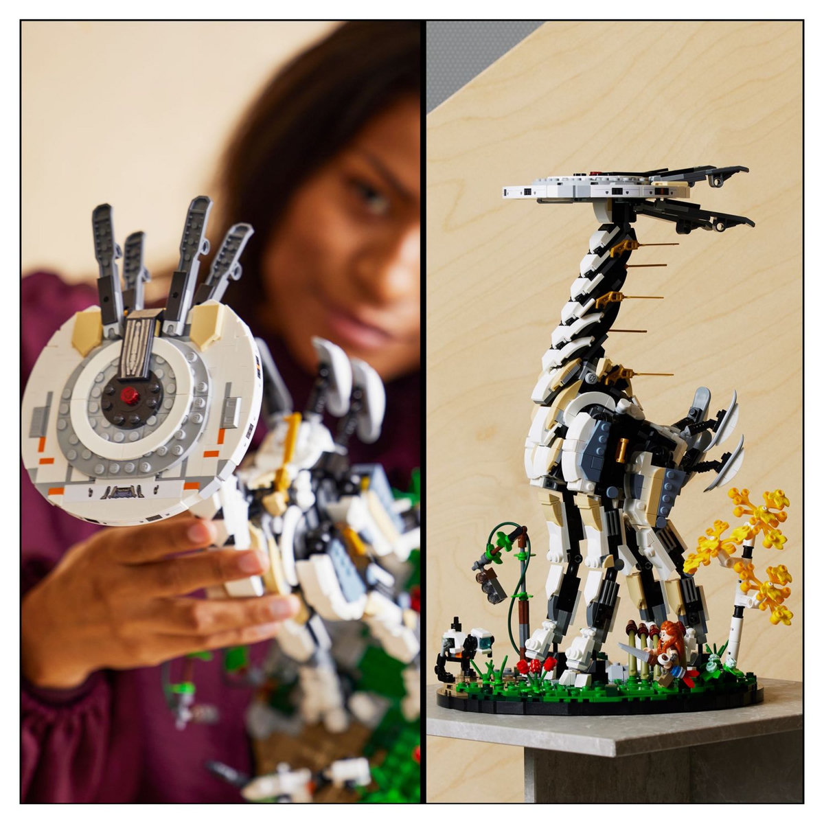 LEGO 76989 Horizon Forbidden West : Grand-Cou, Maquette à Construire Adultes, Figurine