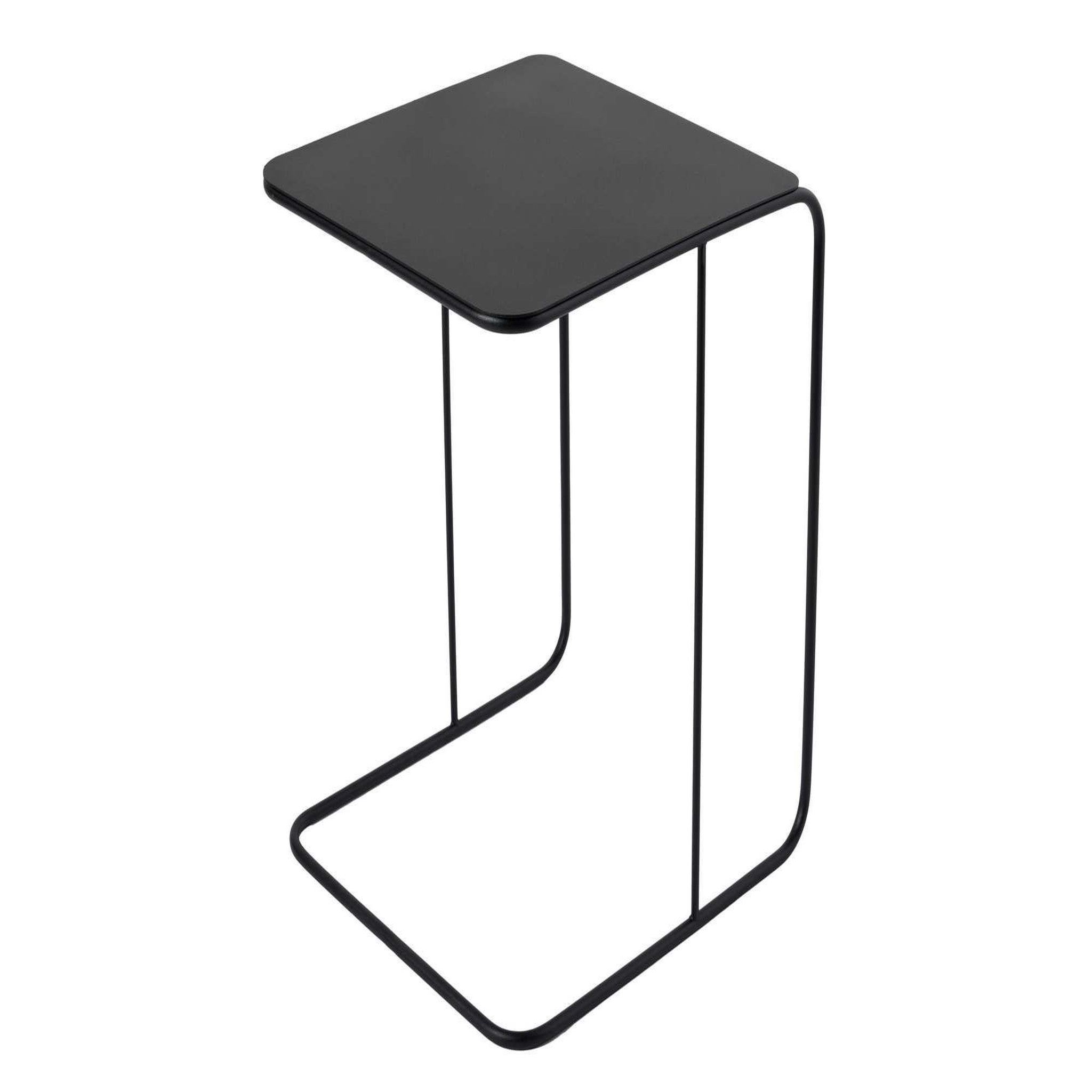 Voir la diapositive 3 : Habitat et Jardin Table d'appoint en métal  poet  47 x 46 x 57 cm - noir