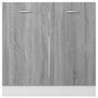 Voir la diapositive 5 : VIDAXL Armoire de plancher d'evier Sonoma gris 80x46x81,5 cm
