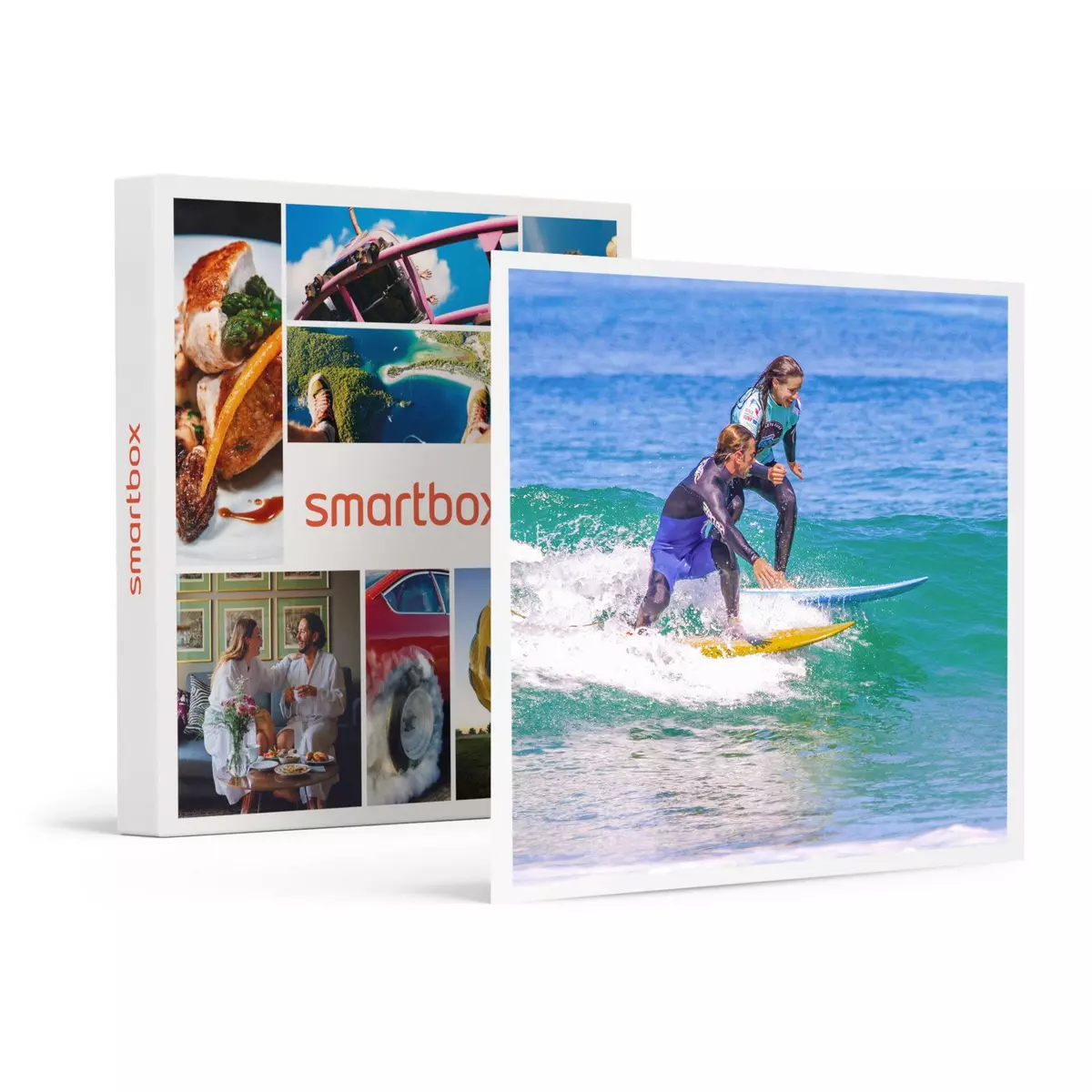 Smartbox Cours de surf à Hossegor pour 2 personnes - Coffret Cadeau Sport & Aventure